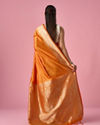 Mohey Women Yellow Art Silk Saree with Weave