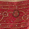 Cream Art Silk Saree with Hand Embroidery
