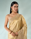 Mohey Women Cream Silk Saree with Cutdana and Sequin Work