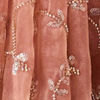 Pink Organza Saree with Cutdana Work