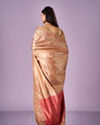 Mohey Women Pink Silk Saree with Moti and Sequin Work