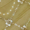 Pista Organza Saree with Cutdana Work