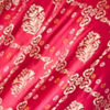 Pink Art Silk Saree with Mirror and Stone Work