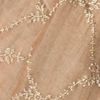Fawn Organza Saree with Stone Work