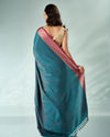 Mohey Women Green Silk Saree with Weave Design