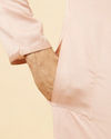 Manyavar Men Rose Pink Classic Kurta Set