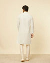 Manyavar Men Pista Green Chikankari Embroidered Sequin Kurta Set