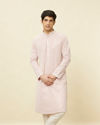 alt message - Manyavar Men Purple Chikankari Kurta Set image number 0