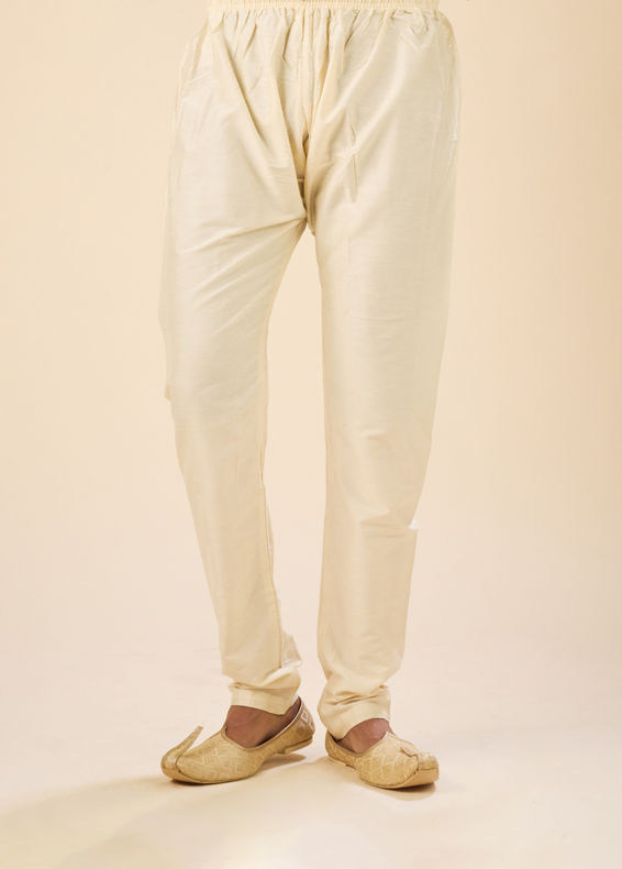 Manyavar Men Dapper Tan Kurta Pajama