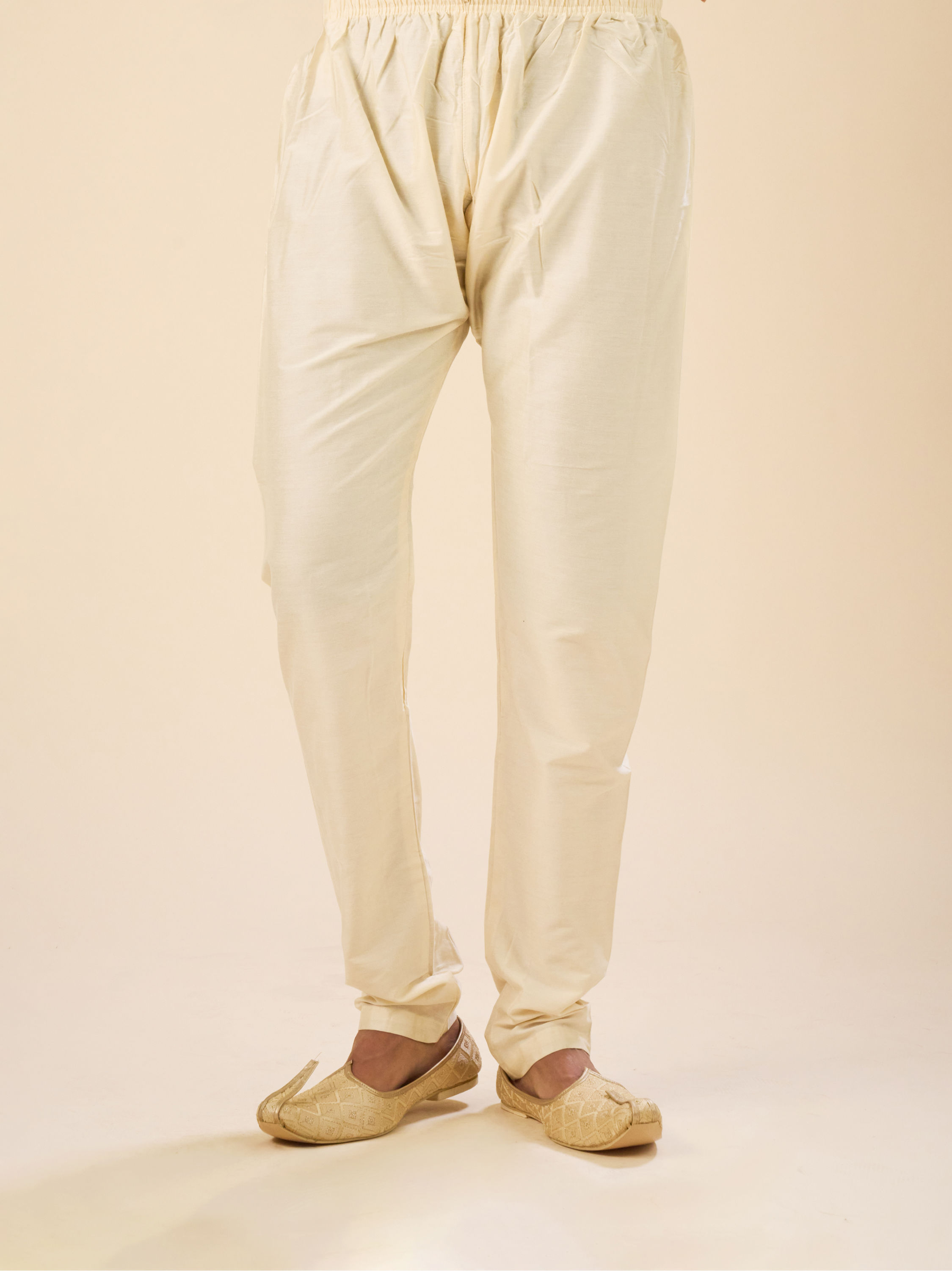 Manyavar Men Dapper Tan Kurta Pajama