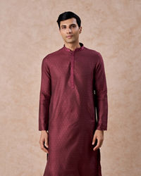 Manyavar Men Antique Pink Majesty Kurta Pajama