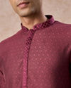 Manyavar Men Antique Pink Majesty Kurta Pajama