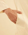 Manyavar Men Beige Delight Kurta Pajama