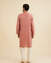 Manyavar Men Glorious Pink Kurta Pajama Ensemble