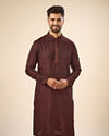 Wine Elegance Kurta Pajama