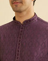 Manyavar Men Royal Purple Delight Kurta Pajama image number 1