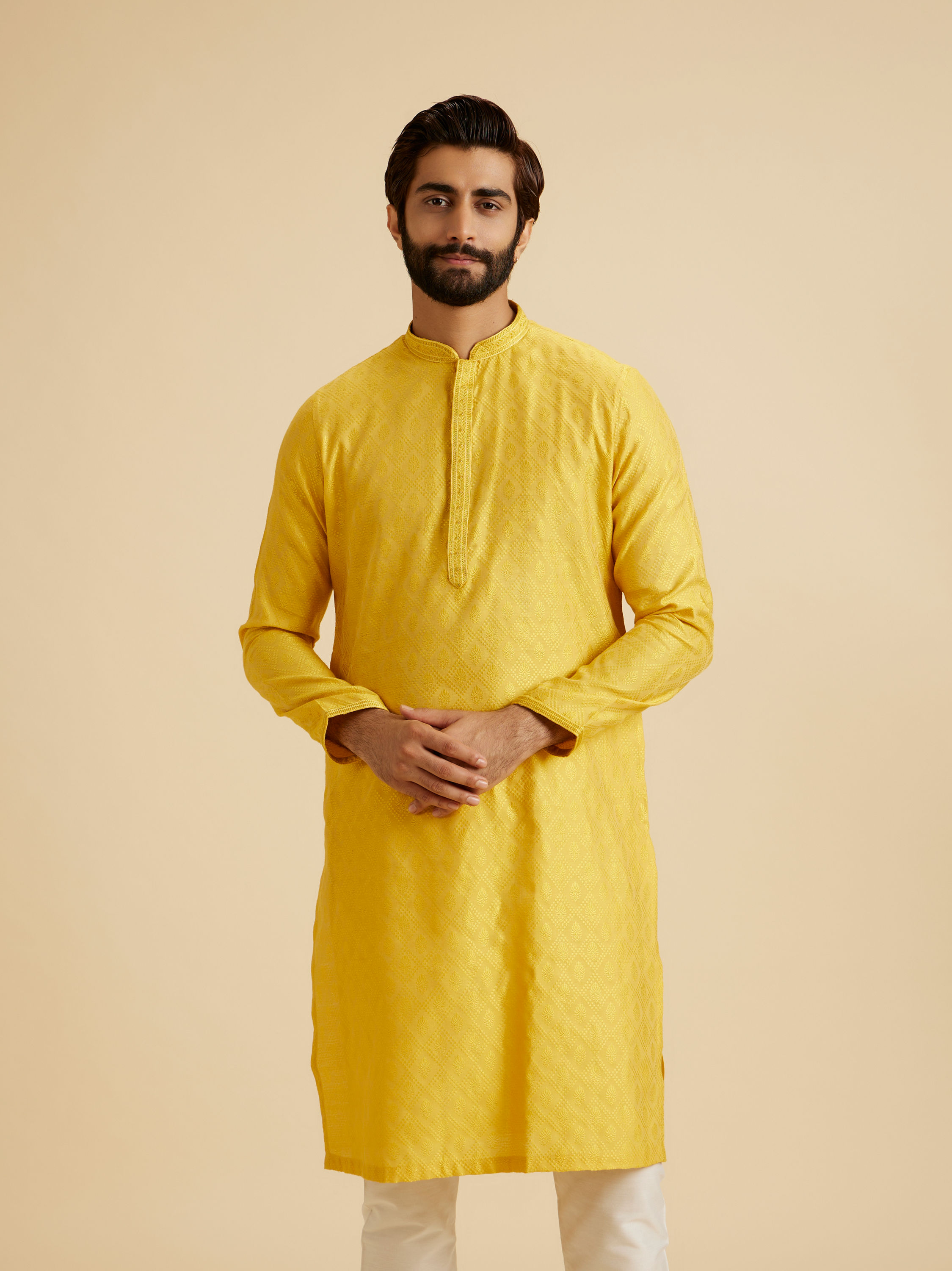 Manyavar Men Sunshine Radiance Kurta Pajama
