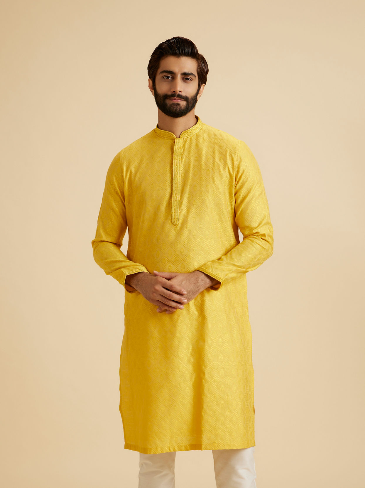 Manyavar Men Sunshine Radiance Kurta Pajama