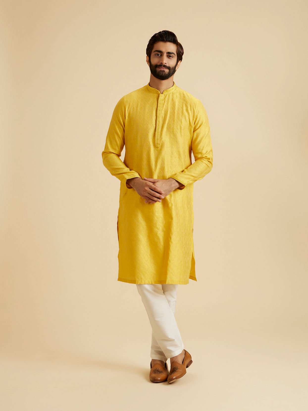 Manyavar Men Sunshine Radiance Kurta Pajama