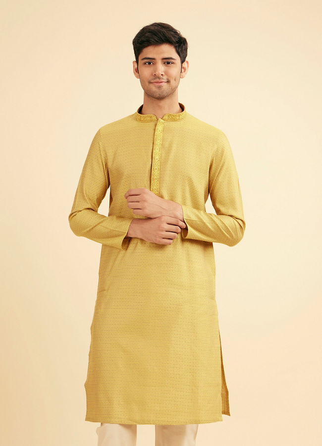 Manyavar Men Emerald Meadow Kurta Pajama