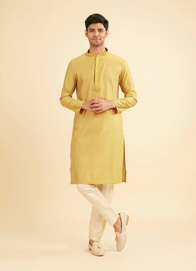 Manyavar Men Emerald Meadow Kurta Pajama