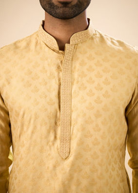 Manyavar Men Fawn Elegance Kurta Pajama