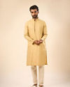 Manyavar Men Fawn Elegance Kurta Pajama