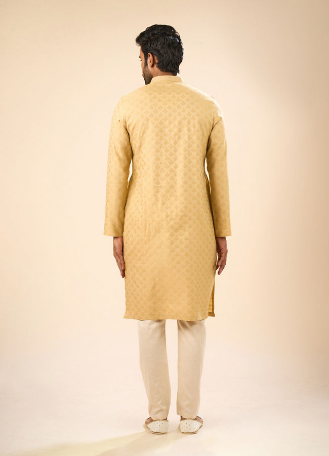 Manyavar Men Fawn Elegance Kurta Pajama