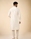 Manyavar Men Elegance Warm White Kurta Pajama