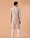 Manyavar Men Beige Elegance Kurta Pajama