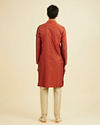 Manyavar Men Rust Splendor Kurta Pajama