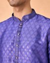 Manyavar Men Regal Purple Elegance Kurta Pajama
