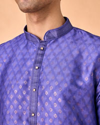 Manyavar Men Regal Purple Elegance Kurta Pajama
