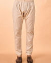 Manyavar Men Regal Cream Brocade Kurta Pajama