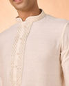 Manyavar Men Elegant Cream Kurta Pajama
