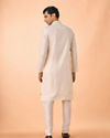 Manyavar Men Elegant Cream Kurta Pajama