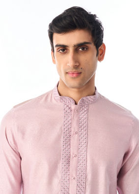 Manyavar Men Lilac Dream Kurta Pajama