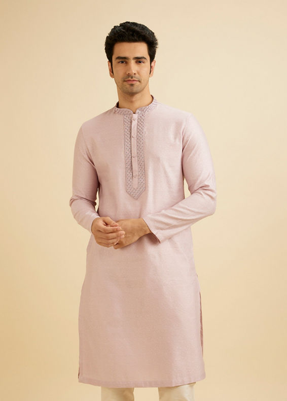 Manyavar Men Lilac Dream Kurta Pajama