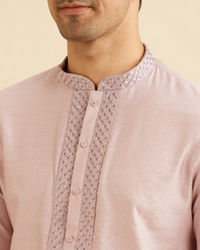 Manyavar Men Lilac Dream Kurta Pajama