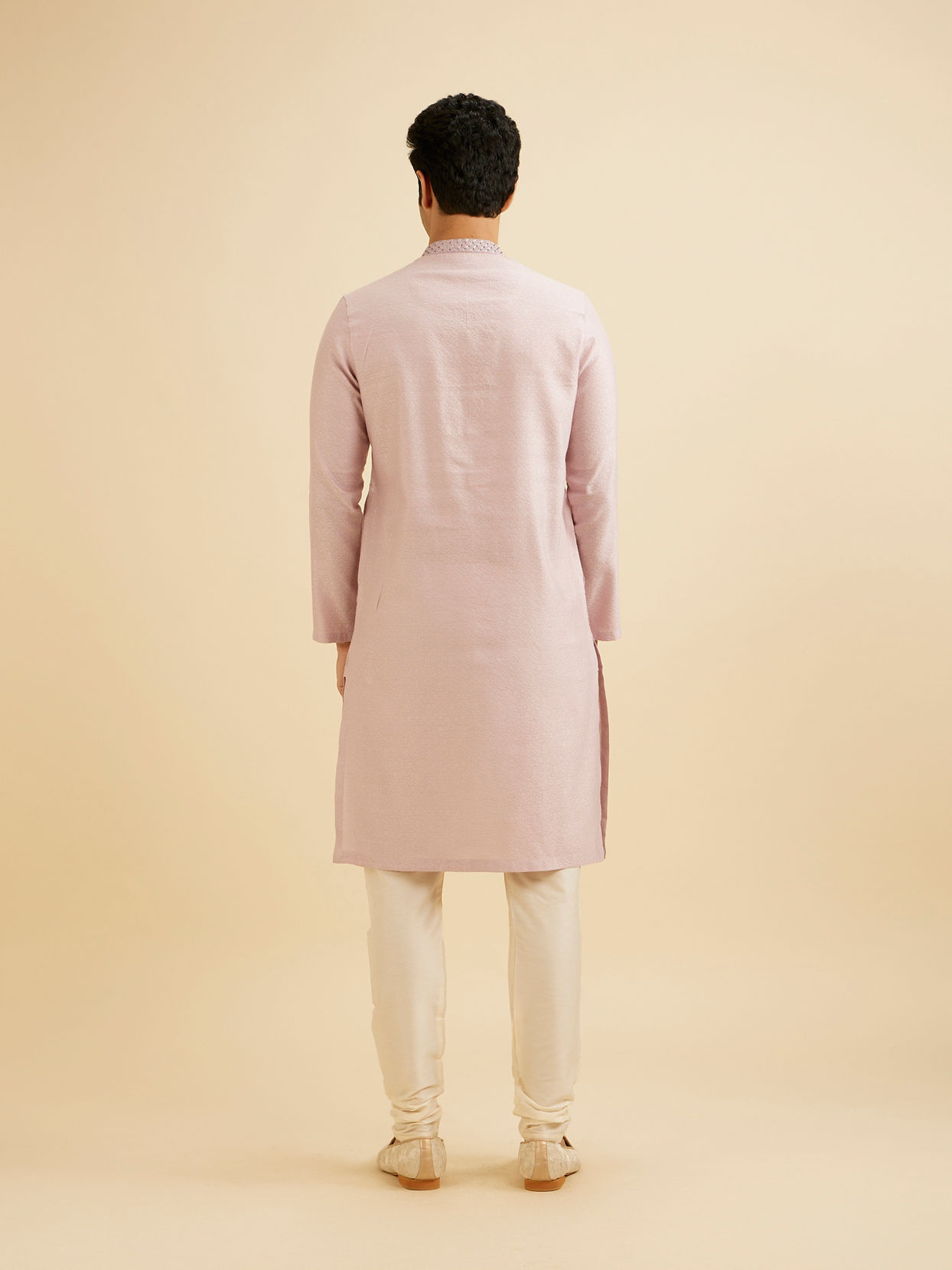 Manyavar Men Lilac Dream Kurta Pajama image number 5