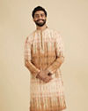 Mustard Yellow Tie and Dye Printed Kurta Set