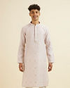 Pink Buta Print Kurta Set