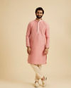 Manyavar Men Coral Grace Kurta Pajama