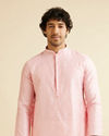 Light Pink Buta Patterned Kurta Set