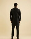 Manyavar Men Black Elegance Kurta Pajama