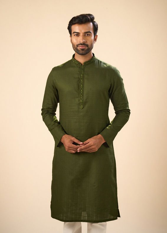 Manyavar Men Emerald Delight Kurta Pajama