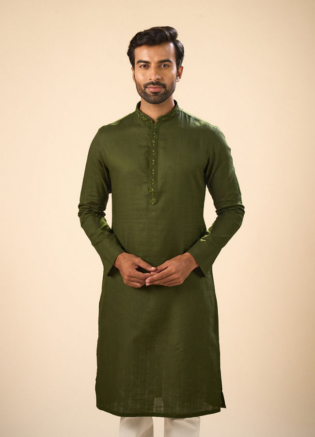 Manyavar Men Emerald Delight Kurta Pajama