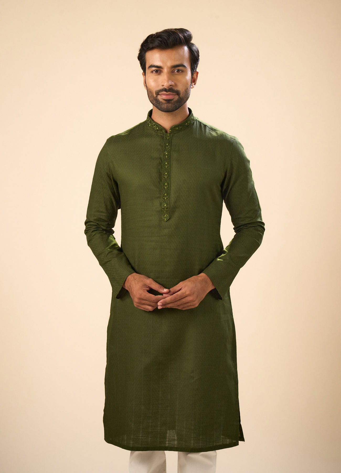 Manyavar Men Emerald Delight Kurta Pajama