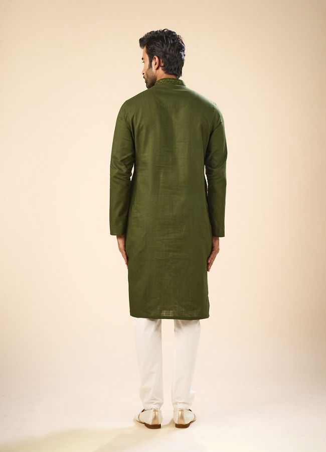 Manyavar Men Emerald Delight Kurta Pajama