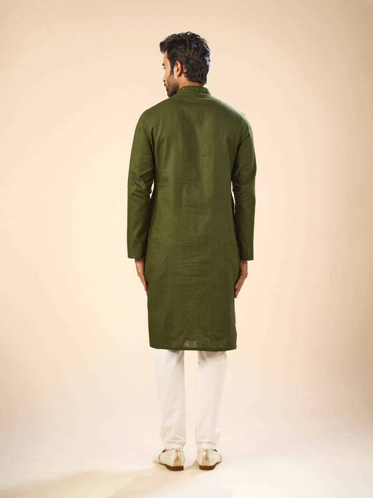Manyavar Men Emerald Delight Kurta Pajama